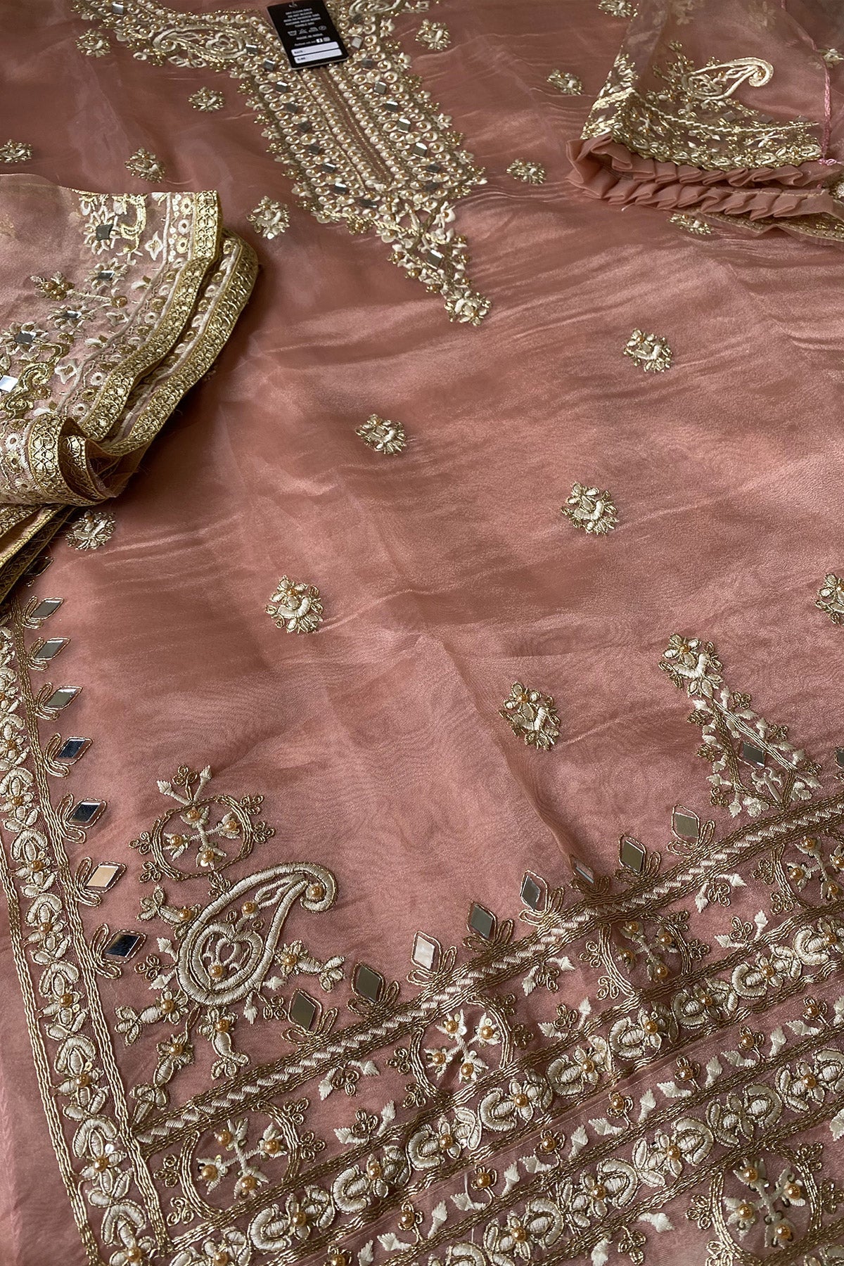 Ramzan Special Pakistani Mirror Work Salwar Suit With Dupatta Work